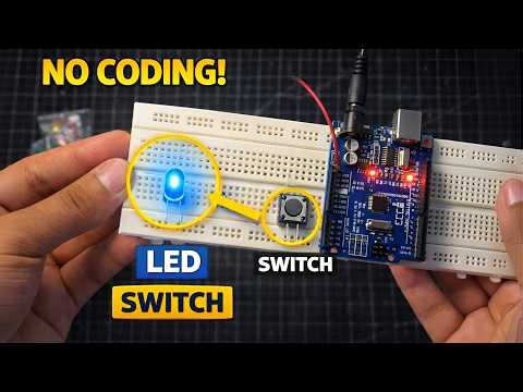 How to Use a Push Button as a Switch (LED + Arduino Power)
