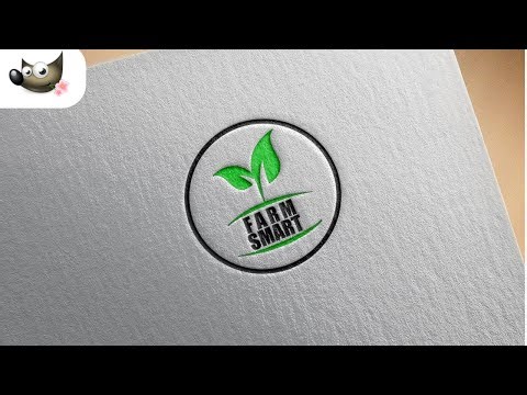 Farm Smart Logo Design in GIMP | Pro Agriculture Logo