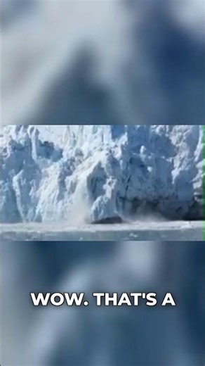 Massive Glacier Collapsed in Alaska #glacier #calving #alaska