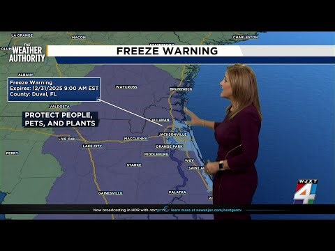 Freezing conditions, frost and dangerous wind chills Wednesday morning