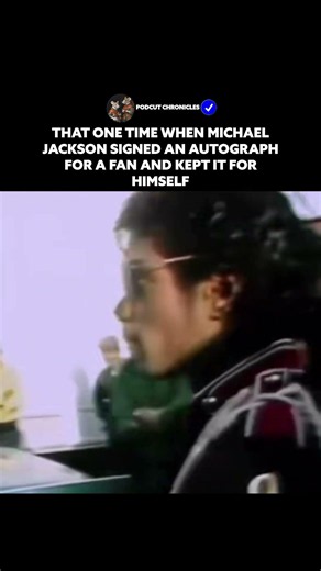 Michael Jackson Signed Autograph Then Kept It