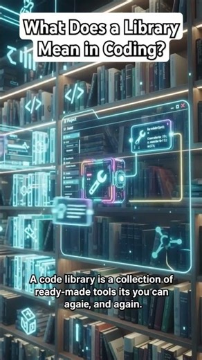 What Does a Library Mean in Coding? #AI #Library #Python #Shorts