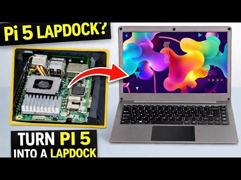 This Is How Pi 5 Goes Portable - CrowView Note Lapdock