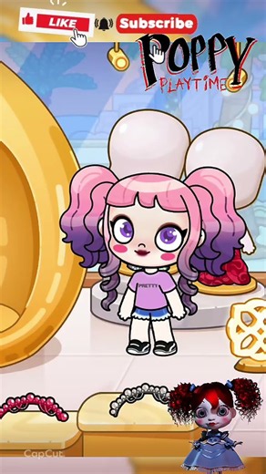 Let's make real Poppy Doll 🤡 #avatarworld #avatarstory #shorts #trending