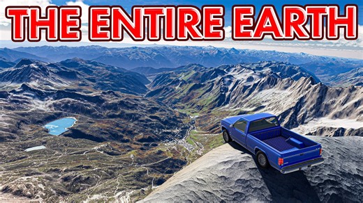 You Can Drive Around the ENTIRE EARTH in BeamNG!