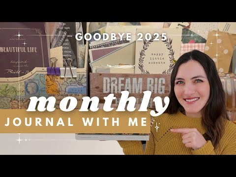 Monthly Journal With Me ✨DECEMBER #monthlyjournalingclub
