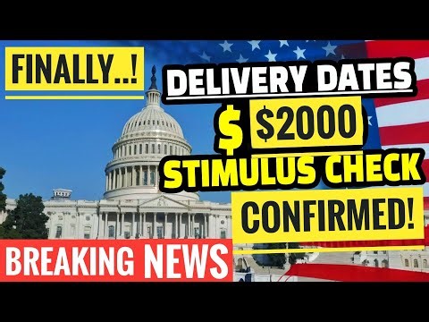 🔥BREAKING 📈$2000 Stimulus Checks💰Sent Out Immediately if?🎉+Social Security JANUARY Pay SSI,SSDI?✅