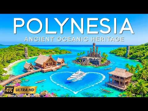 French Polynesia 4K Drone | Discover Paradise Islands, Turquoise Lagoons & Luxury Overwater Villas
