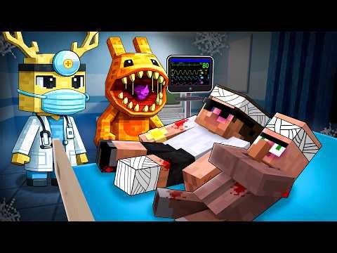 We Survived 24H In The ANIMAL HOSPITAL In Minecraft!