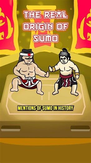 The Short And True History Of Sumo 🤼 #shorts