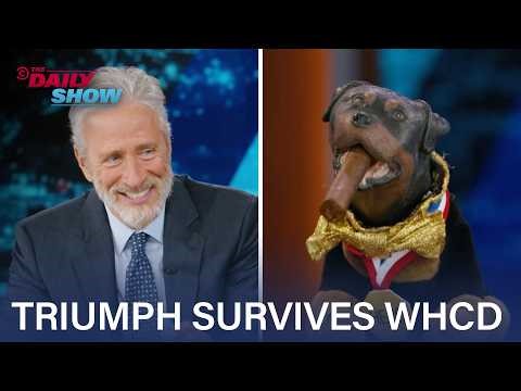 Triumph The Insult Comic Dog’s Heroism at the White House Correspondents' Dinner | The Daily Show