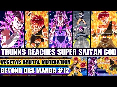 Beyond Dragon Ball Super A NEW Power Is Born! Super Saiyan God Trunks Vs Super Saiyan God Vegeta