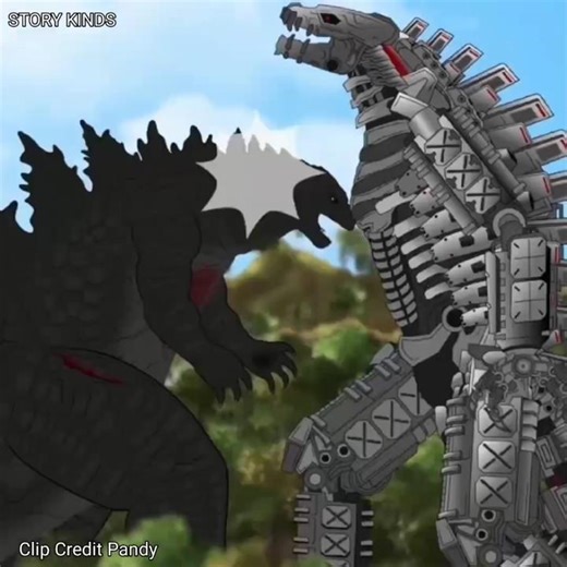 Mecha Godzilla VS Godzilla #godzilla #storykinds