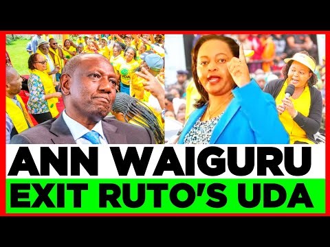 BREAKING NEWS! Ann Waiguru Finally Dumps Ruto's UDA, Regrets Impeaching EX-DP Gachagua & Apologizes