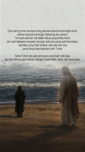 Aku yakin dan percaya setiap doa punya jawaban yang terbaik