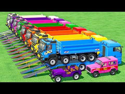 Work With Colors | Double Trucks Load Small Trucks | Farming Simulator 22