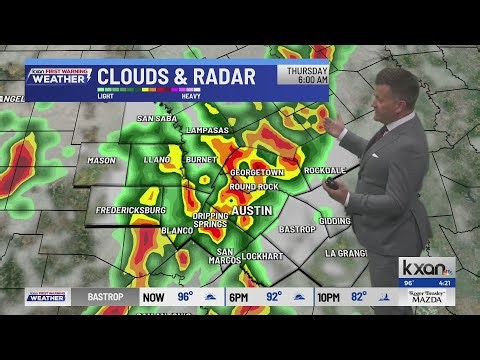Flood threat as slow-moving cold front arrives | KXAN Forecast (September 28)