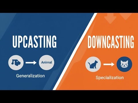 Upcasting and Downcasting in Java Explained Polymorphism Tutorial by Surendra