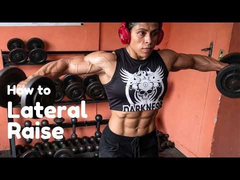How to Do Side Dumbbell Lateral Raises for Bigger Shoulders