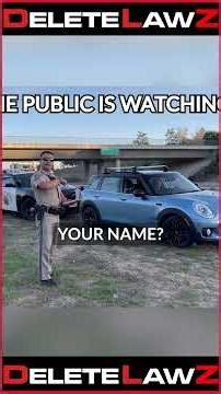 COP TRIES TO INTIMATE ME BUT GETS SCHOOLED!