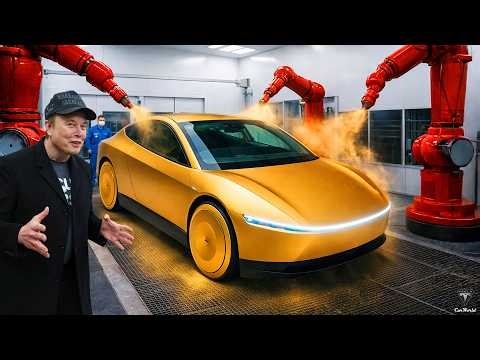 Tesla Cybercab SPOTTED Insane Specs Before BIG April Event! Elon Musk UPDATED!