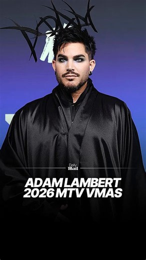 Adam Lambert goes goth on the 2026 MTV VMAs red carpet