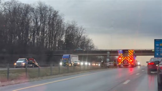 Footage shows the aftermath of the Rt. 283 west crash near the exit for Rheems/Elizabethtown in Lancaster County. The crash has since cleared but commuters should expect some residual delays until 5 p.m. READ MORE: https://bit.ly/3NhUWIw | Local 21 CBS News, WHP Harrisburg