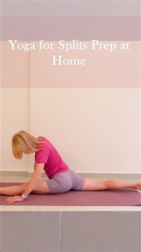 Splits prep routine that actually works ⬆️ #yoga #flexibility #shorts