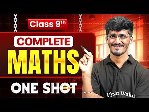 Complete Class 9th MATHS In One Shot | All CHAPTERS Rapid Revision 🔥