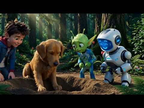 The Search for the STAR CRYSTAL! 👽💎 | Alien Cartoon Movie for Kids (Episode 3)