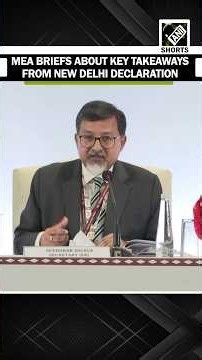 MEA Secretary Sudhakar Dalela shares key takeaways from New Delhi declaration of BRICS Summit 2026