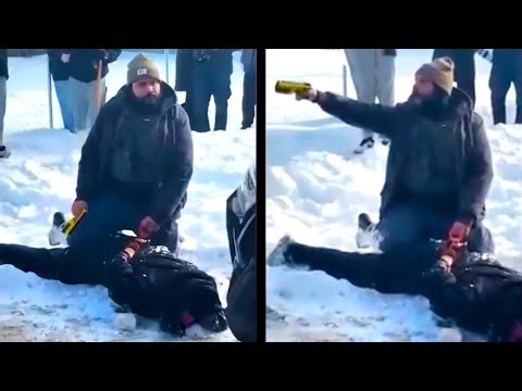 ICE Agent ASSAULTS Pregnant Woman During Protest... Sparks INSTANT Fallout