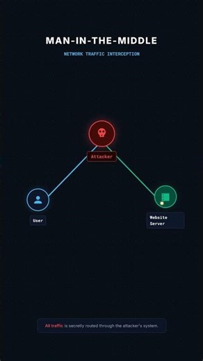 How Man-in-the-Middle Attacks Work (Explained in 60s)