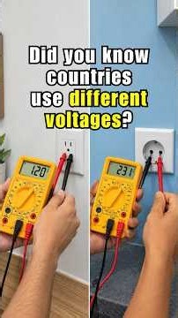 Did You Know Countries Use Different Voltages?