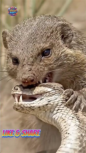 Wild Animal Fight: Mongoose Takes Down Venomous Snake