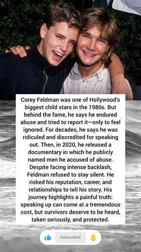 Corey Feldman Risked Everything to Expose Hollywood’s Dark Side 💔 #shorts #hollywood