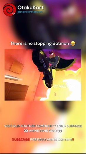 There is no stopping Batman 😂 #batman #cartoon #anime #animation #shorts