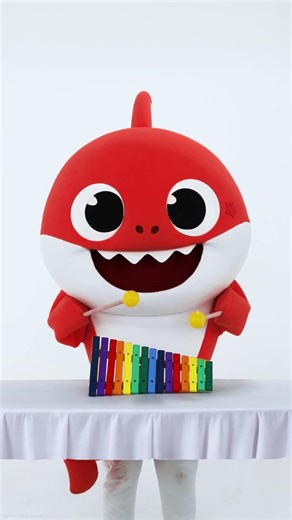 Colorful Baby Shark🌈🦈 #babyshark #shorts