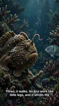 The fish that goes fishing — warty frogfish