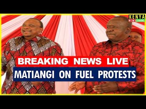 LIVE - Matiangi addressing the Nation after Fuel Prices Protests Maandamano & Uhuru Kenyatta attacks