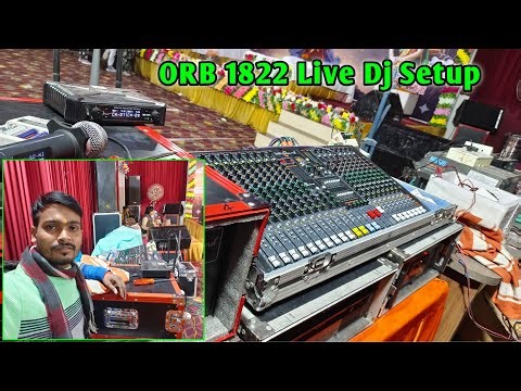 Studiomaster ORB 1822 Mixer Live Dj Setup । Full settings