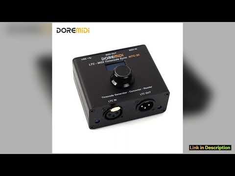 DOREMIDI LTCMIDI Timecode Sync MTC20 device to synchronize MIDI timecode and SMPTE LTC timecode Ult
