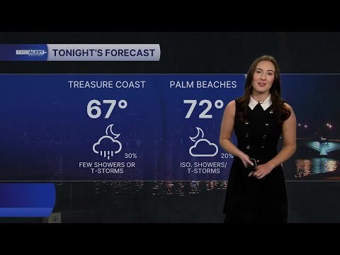 WPTV First Alert Weather Forecast for Evening of April 25th, 2026