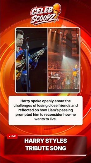 Harry Styles breaks down debuting unreleased Liam Payne tribute song live