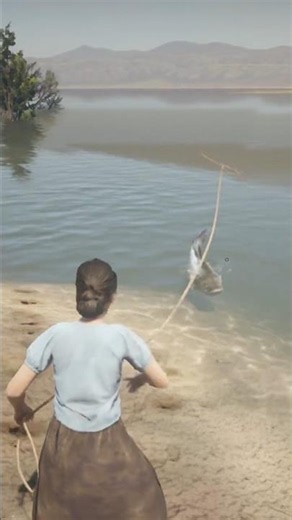 RDR2 INSANE Giant Whale Hunt! 🤯 CRAZY Attempt Goes UNREAL! #shorts #gaming