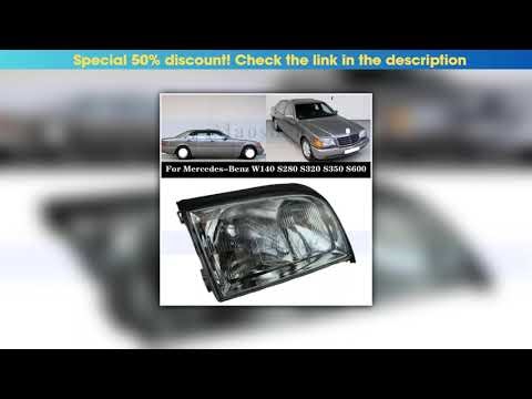 Deal Front Bumper Headlight Headlamp For Mercedes-Benz W140 S280 S320 S350 S600 1992-1998 Car Front