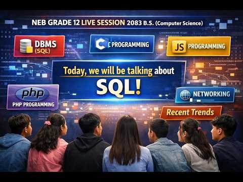 SEE Grade 10 Computer Science Live Session 2082 B.S. – QUICK REVISION! [P-1]🔥