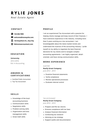 Simple Resume Templates - Etsy