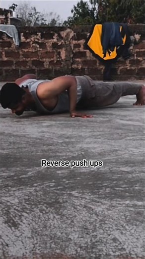 Reverse Push-Ups: The Secret Home Fitness Hack (No Equipment!) #reverse push upsreverse workouthome