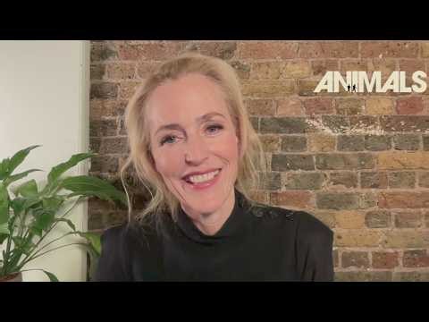 Gillian Anderson on 'Animals’ Fixer Role & Walking the Miu Miu Runway (Exclusive)